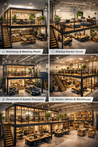 Mezzanine Ruang Kantor di Bandung